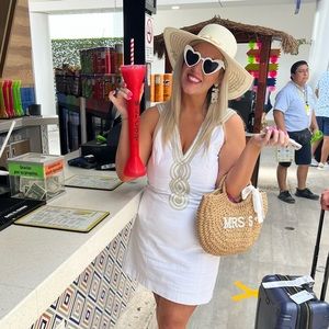 White Lilly Pulitzer valli shift dress